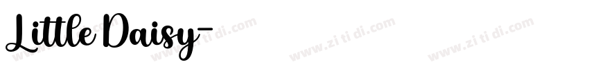 Little Daisy字体转换